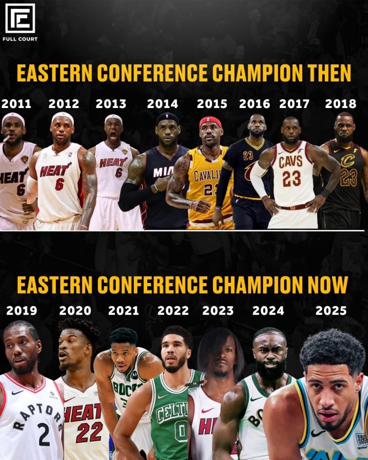 官方网站-美媒晒近15年东部冠军：八连总决赛永远不会再出现